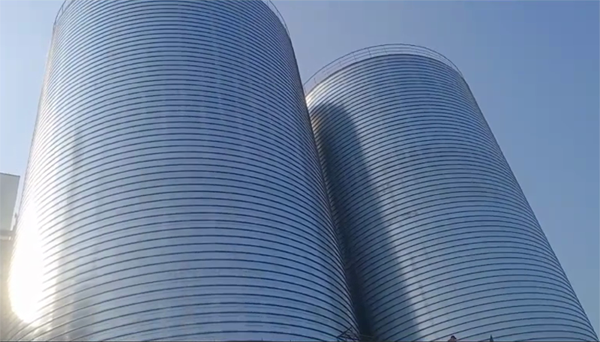 沂源2座混凝土高架卷板仓